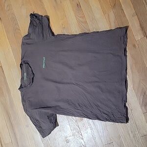 Marmot Sz XL Brown and Green Tshirt